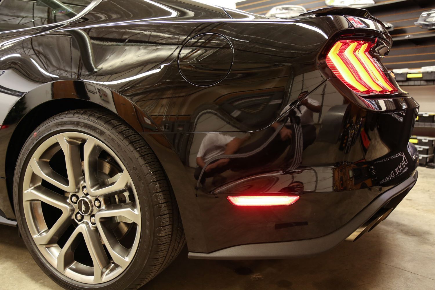 Diode Dynamics LED Sidemarker Installed on 2015-2023 Ford Mustang