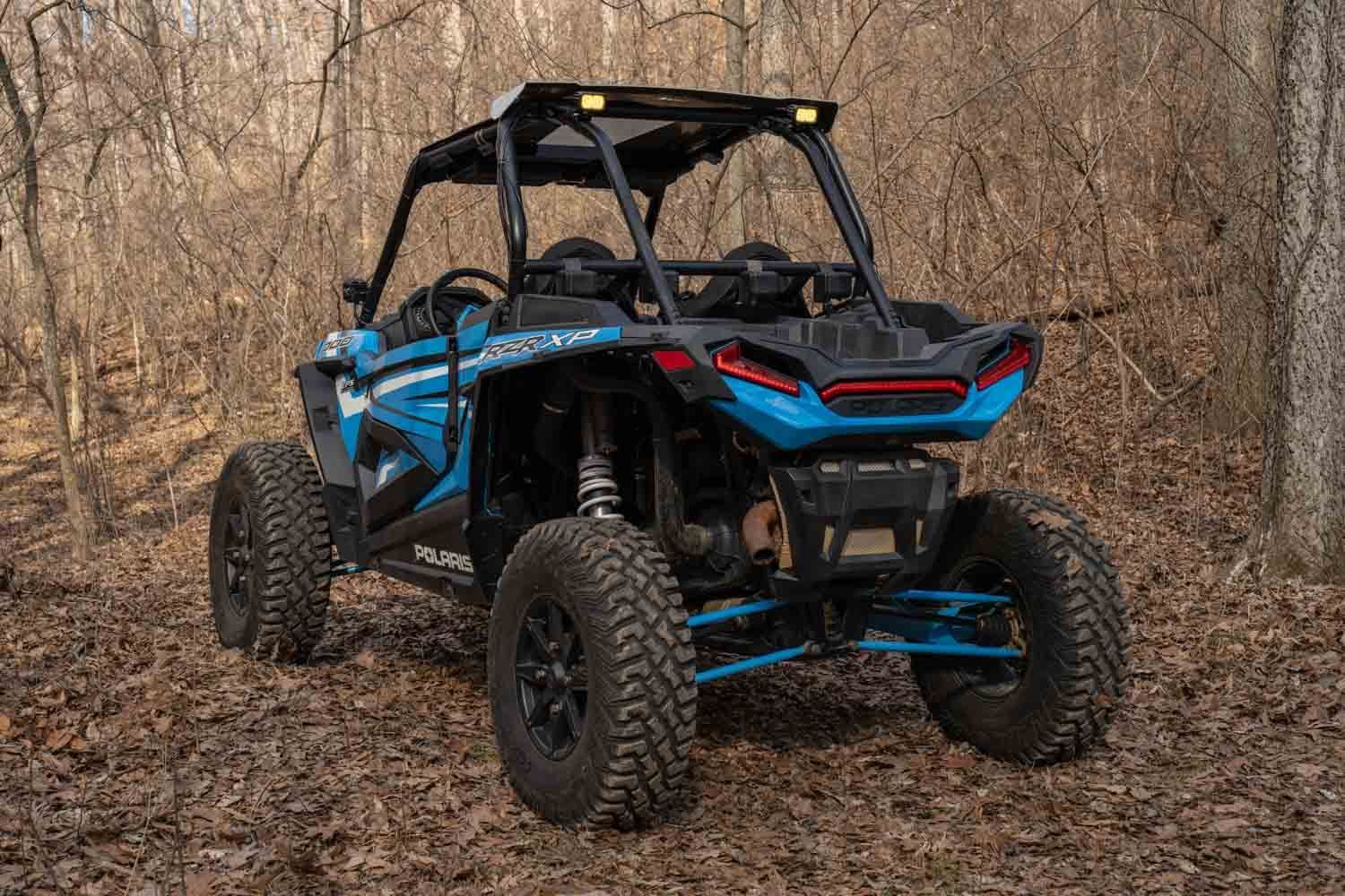 Polaris RZR XP Chase and Reverse Lights installed.