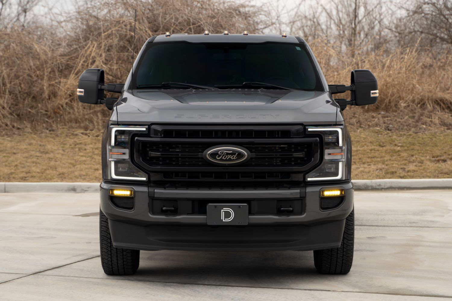 SS6 LED Fog Light Bar Kit on Ford F250 F350 Super Duty