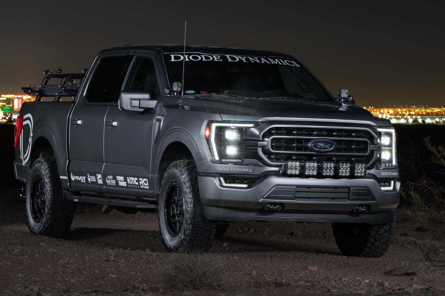 Elite Series LED Headlights on a 2021 Ford F-150