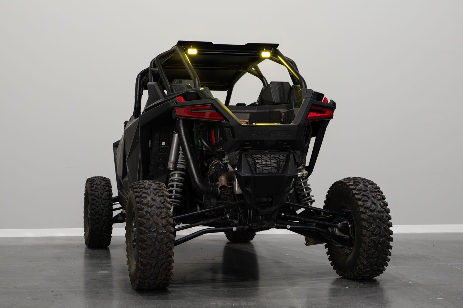 Polaris RZR Chase and Reverse Lights installed.