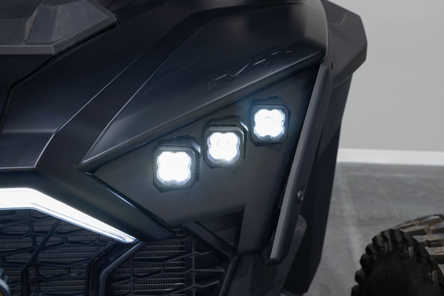 SSC1 LED Headlight Kit installed on 2020-2023 Polaris RZR Pro