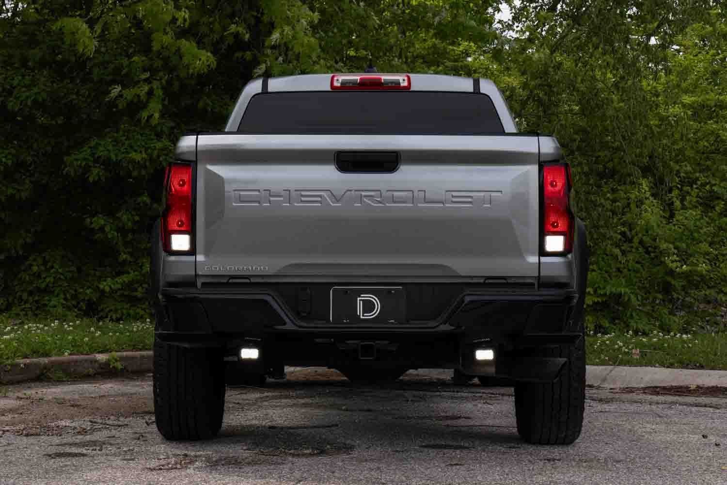 LED Reverse Pod Light Kit on 2023+ Chevy Colorado