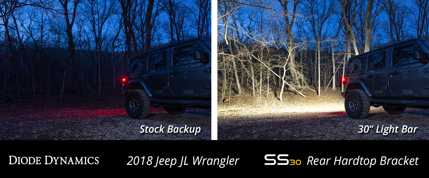 Factory Reverse Lighting Versus LED Light Bar